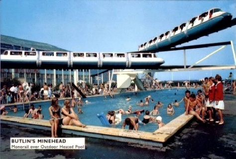 Monorail & Outdoor Pool 